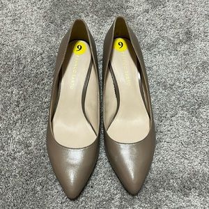 Franco Sarto low wedge in a neutral beige color